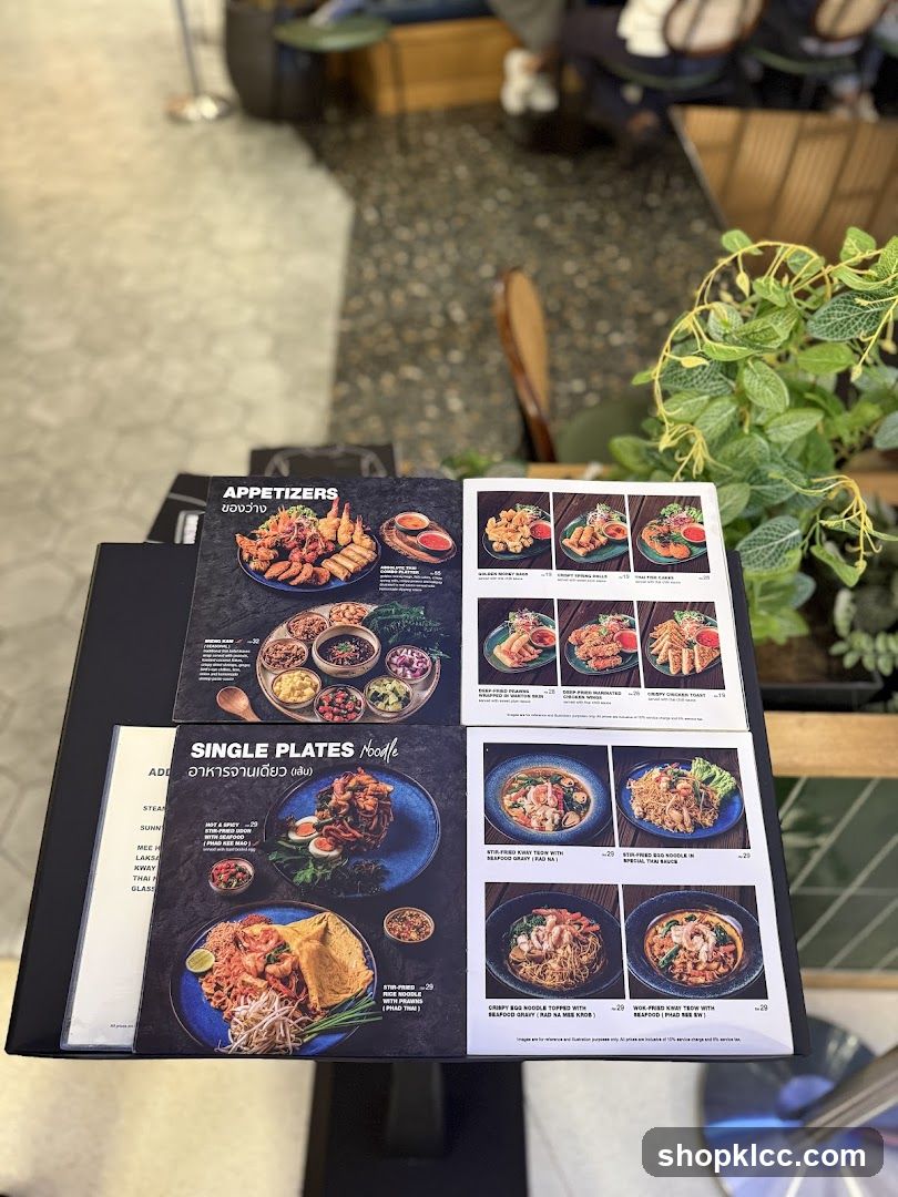 Thai Appetizers and Single Plates