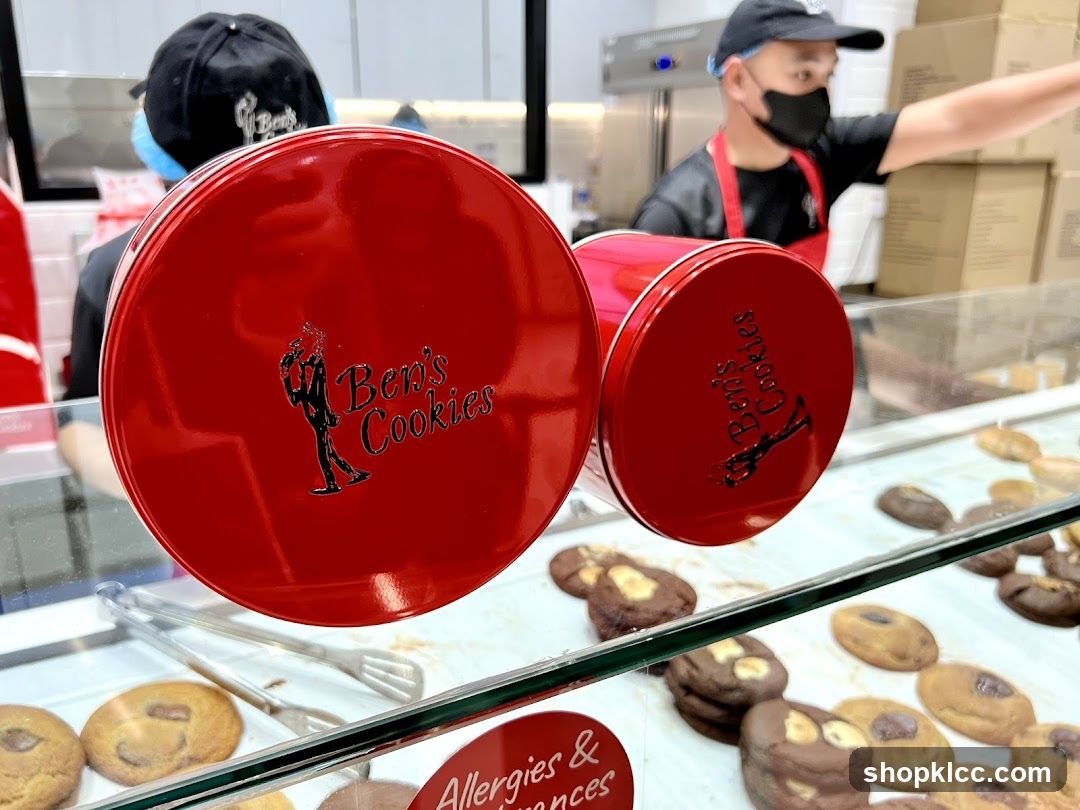Ben's Cookies Tins and Cookies