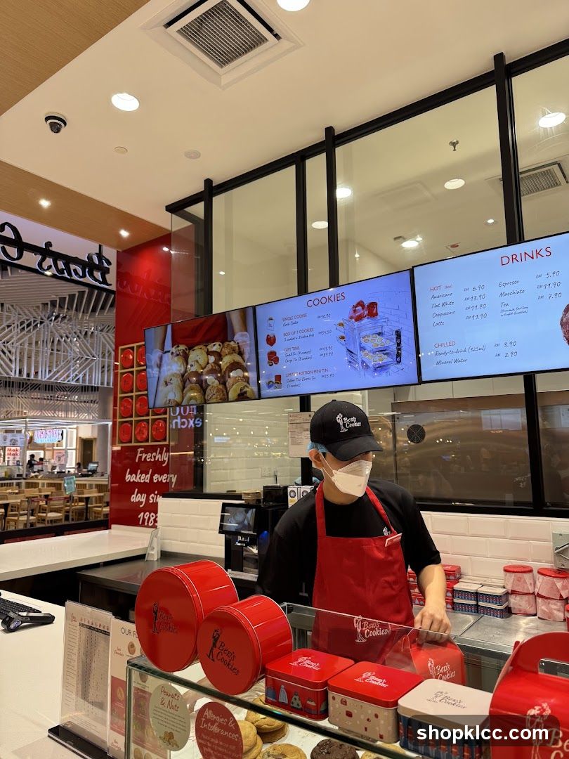 Ben's Cookies Counter