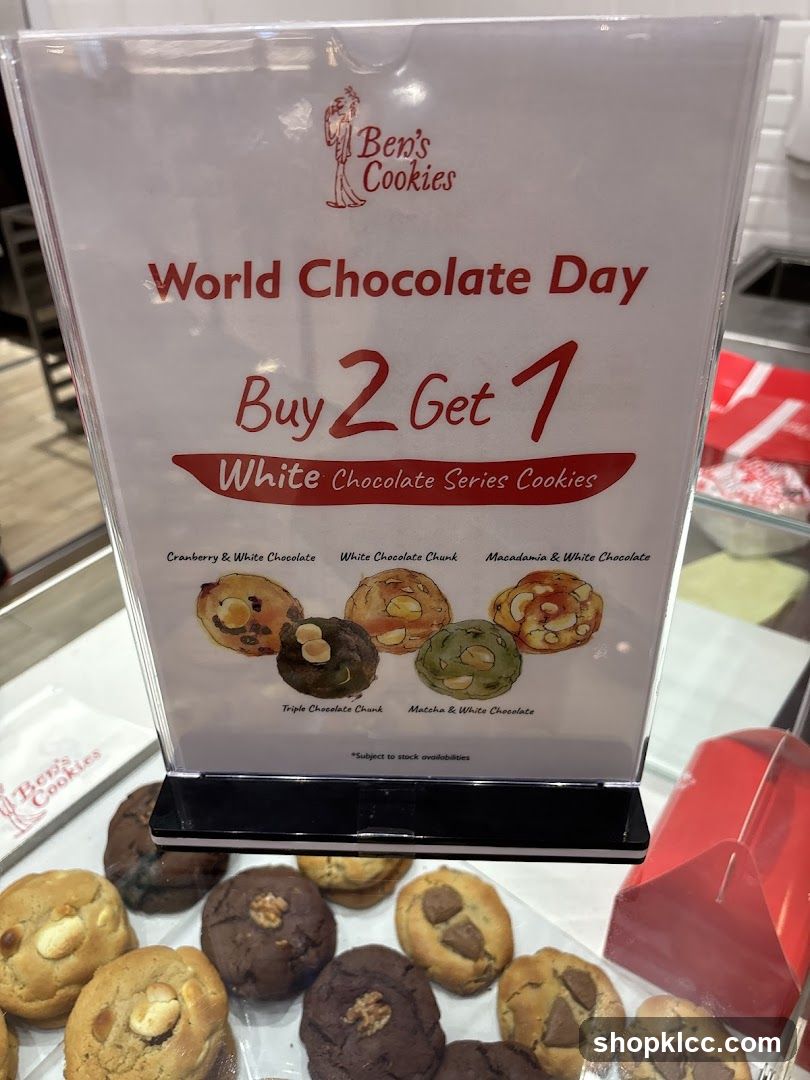Ben's Cookies World Chocolate Day Promotion