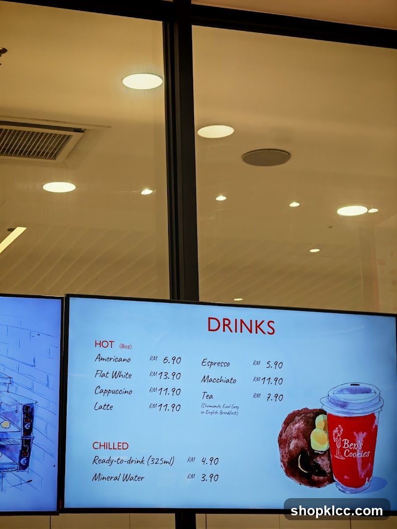 Drinks Menu