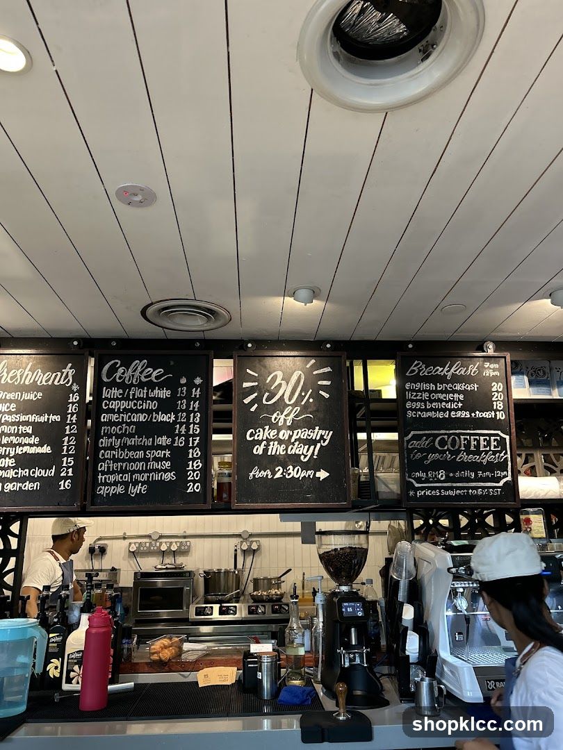 Cafe Menu