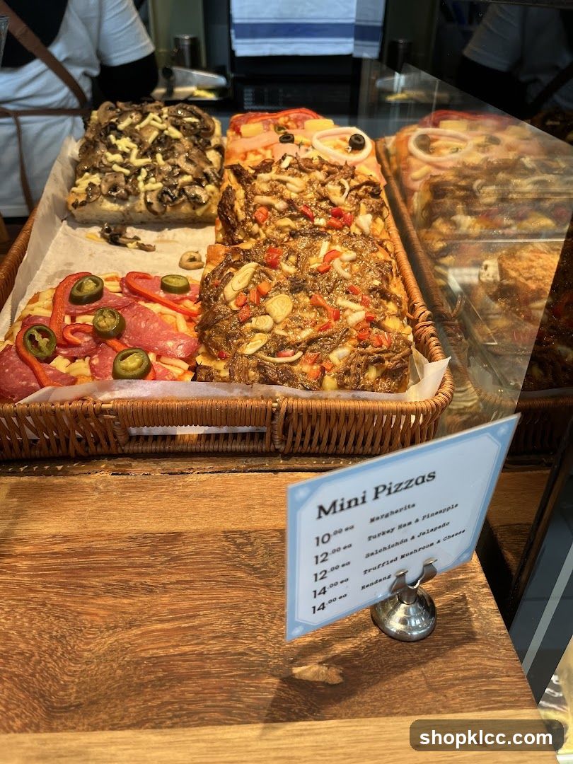 Mini Pizzas Display