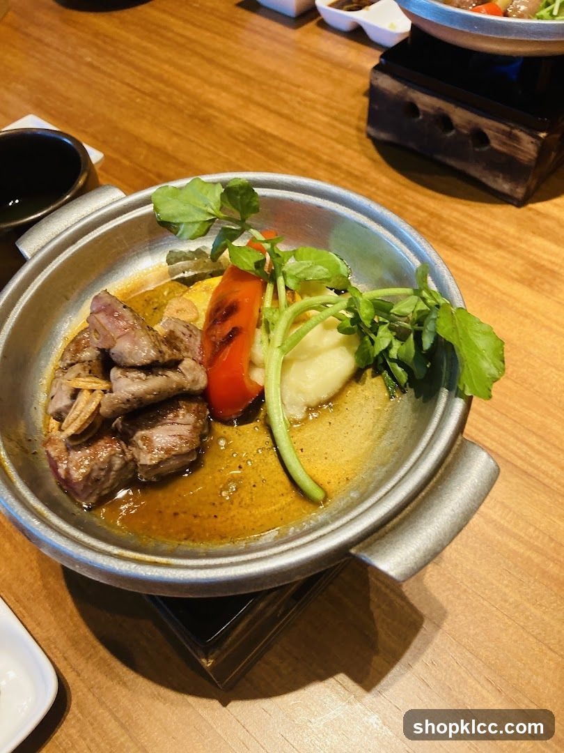 Steak with Mashed Potatoes and Vegetables