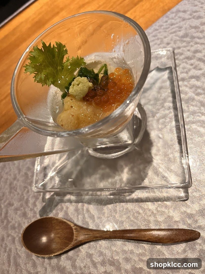 Appetizer with Salmon Roe