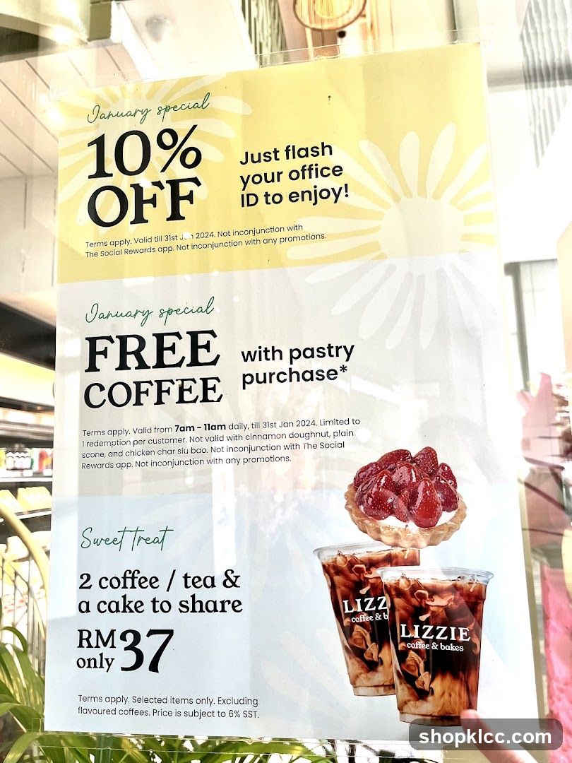 January Specials at Lizzie Coffee & Bakes
