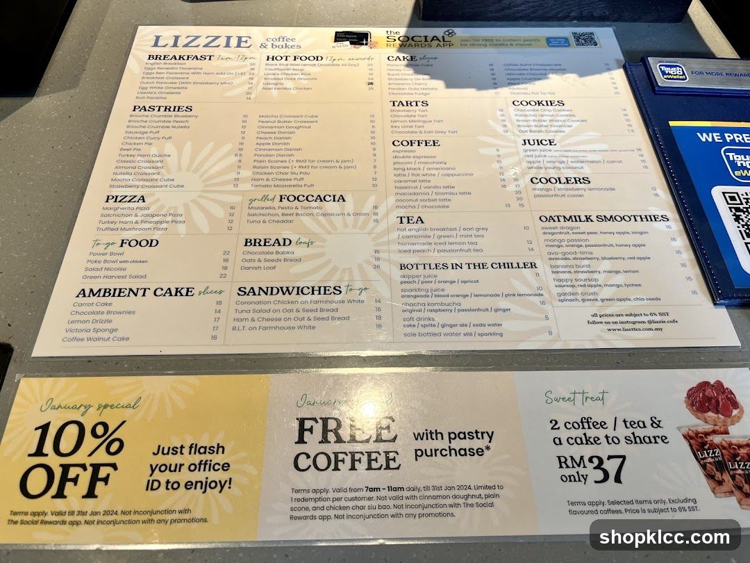 Menu and Promotions