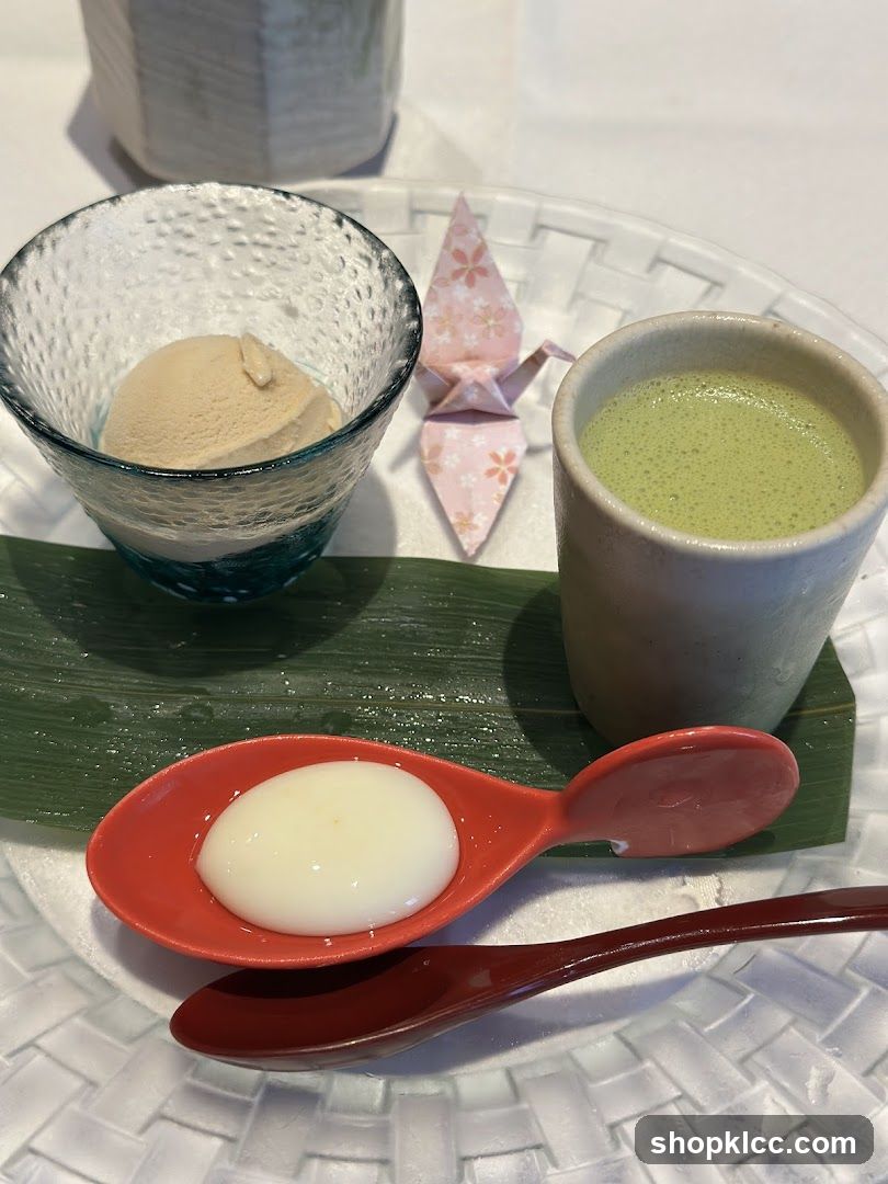 Dessert with Matcha