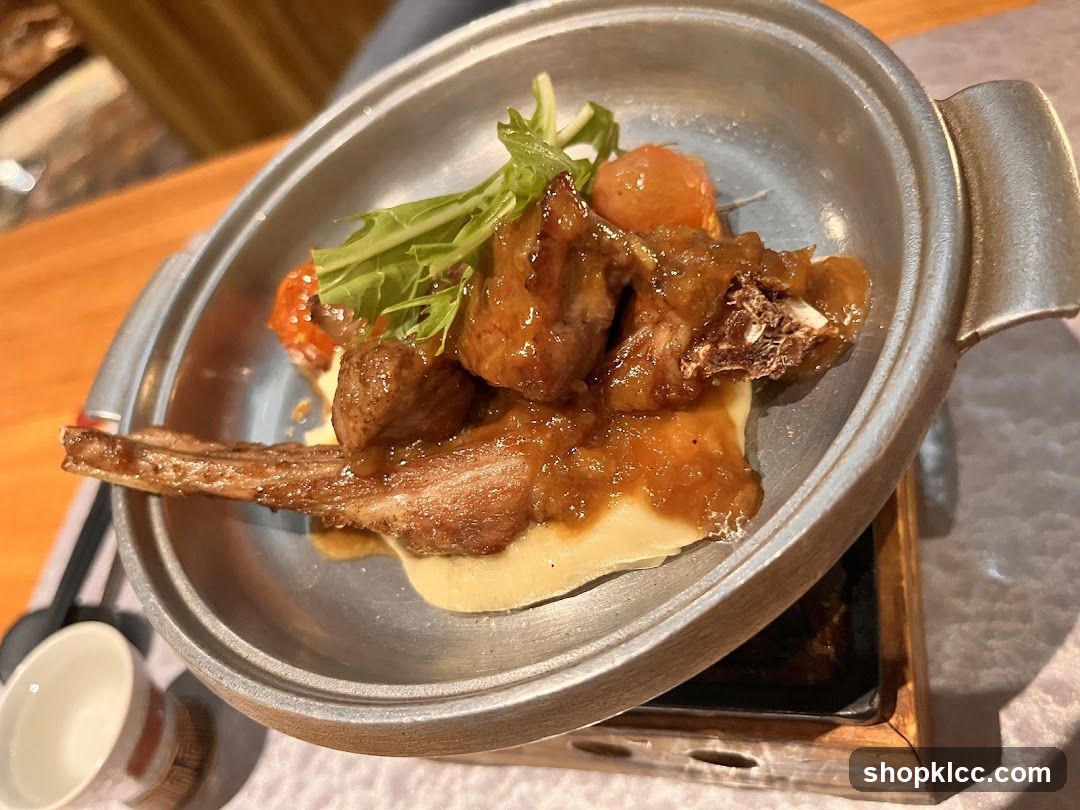 Lamb Chops with Sauce