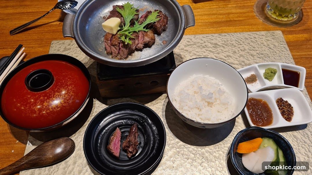 Steak and Rice Meal
