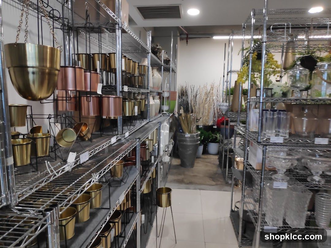 Store Interior with Shelving