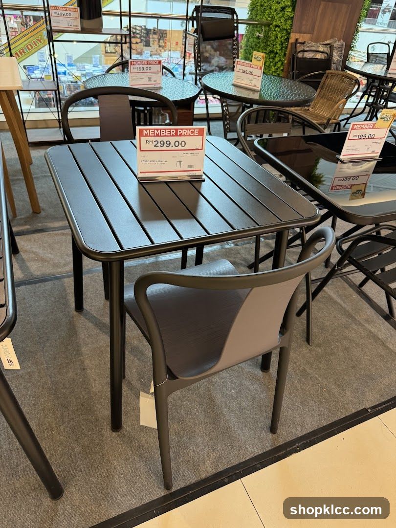 Outdoor Furniture Display