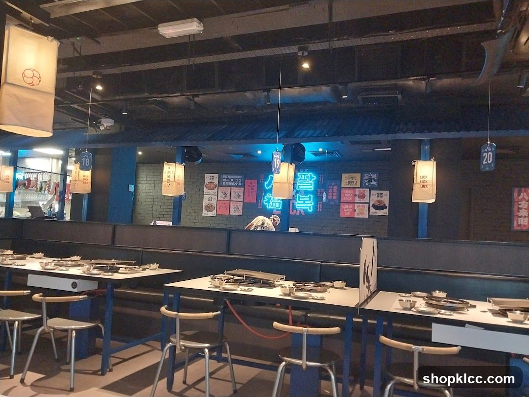 Restaurant Interior with Grills