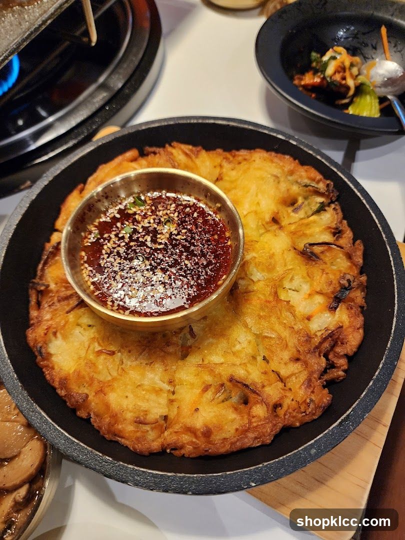 Korean Pancake with Dipping Sauce