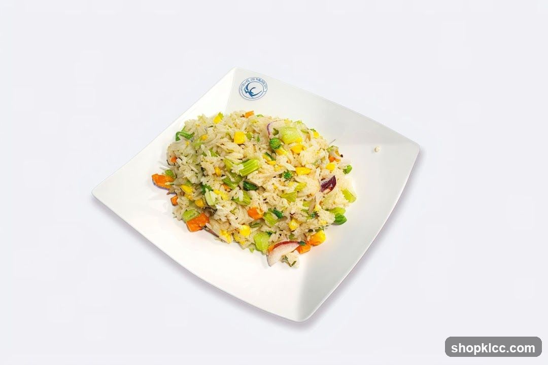 Fried Rice on Plate