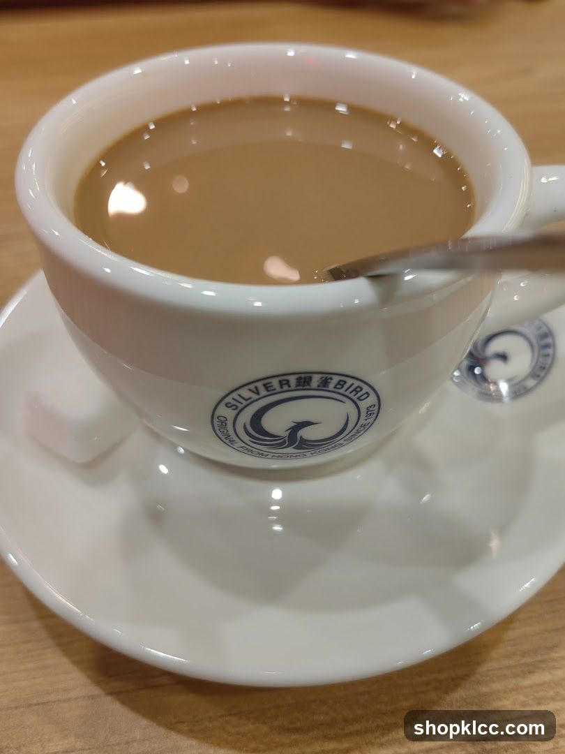 Silver Bird Coffee Cup