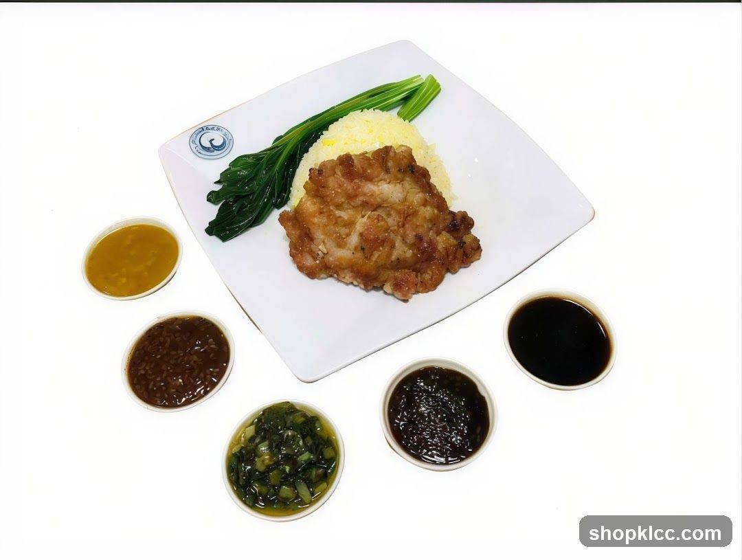 Food Plate with Sauces