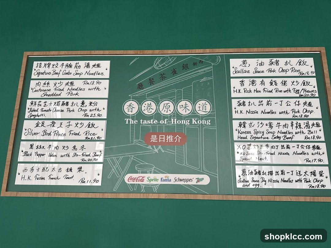 The taste of Hong Kong