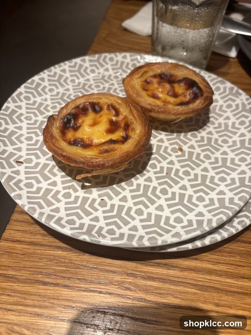 Two Portuguese Custard Tarts