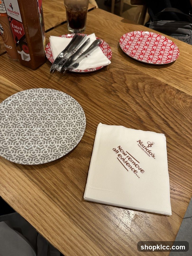 Nando's Table Setting