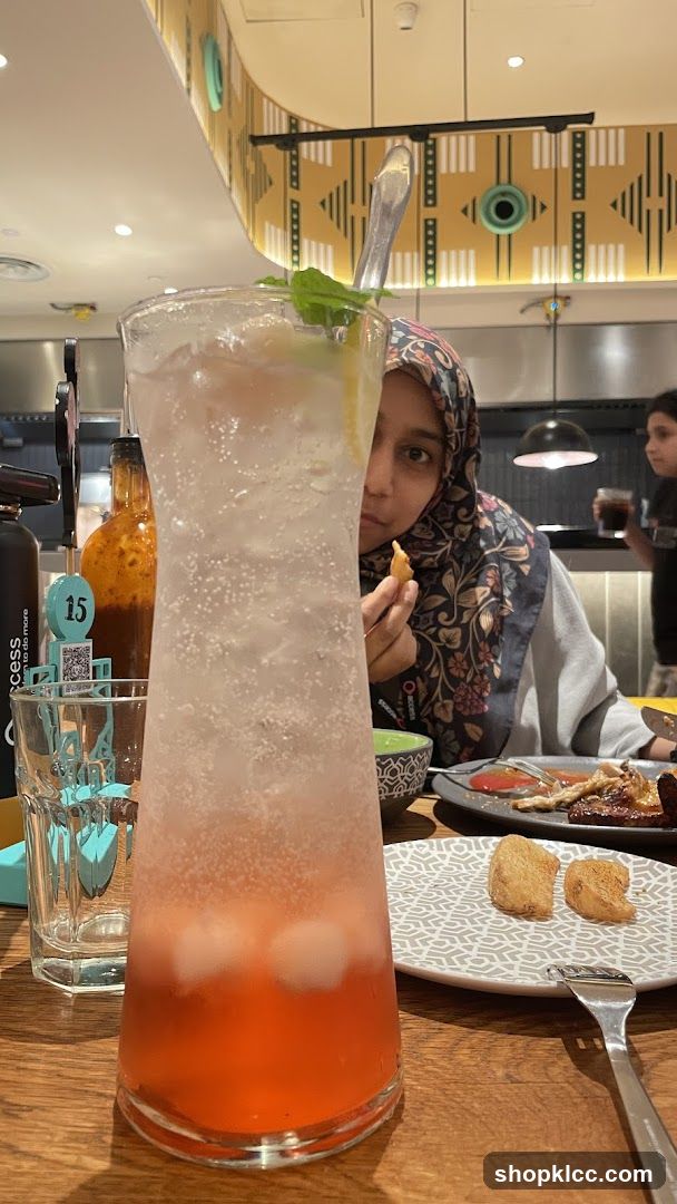 Diner with a Drink