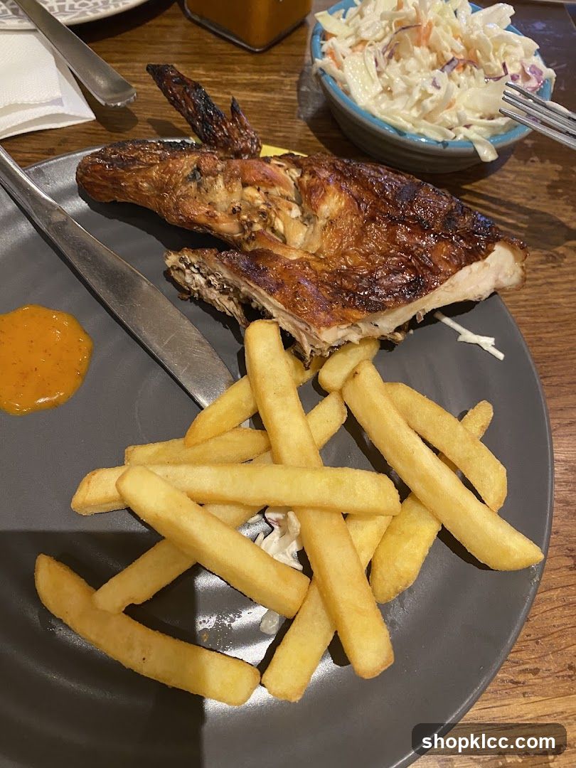 Grilled Chicken and Fries