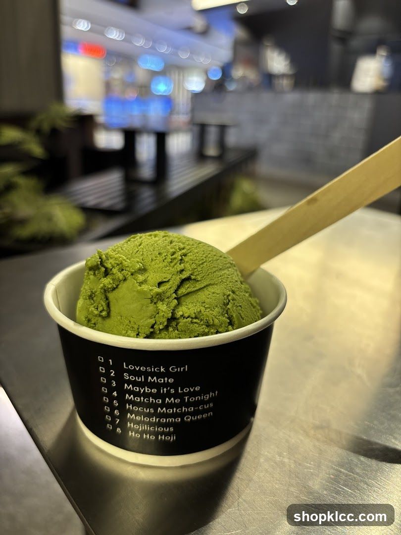 Matcha Ice Cream Cup
