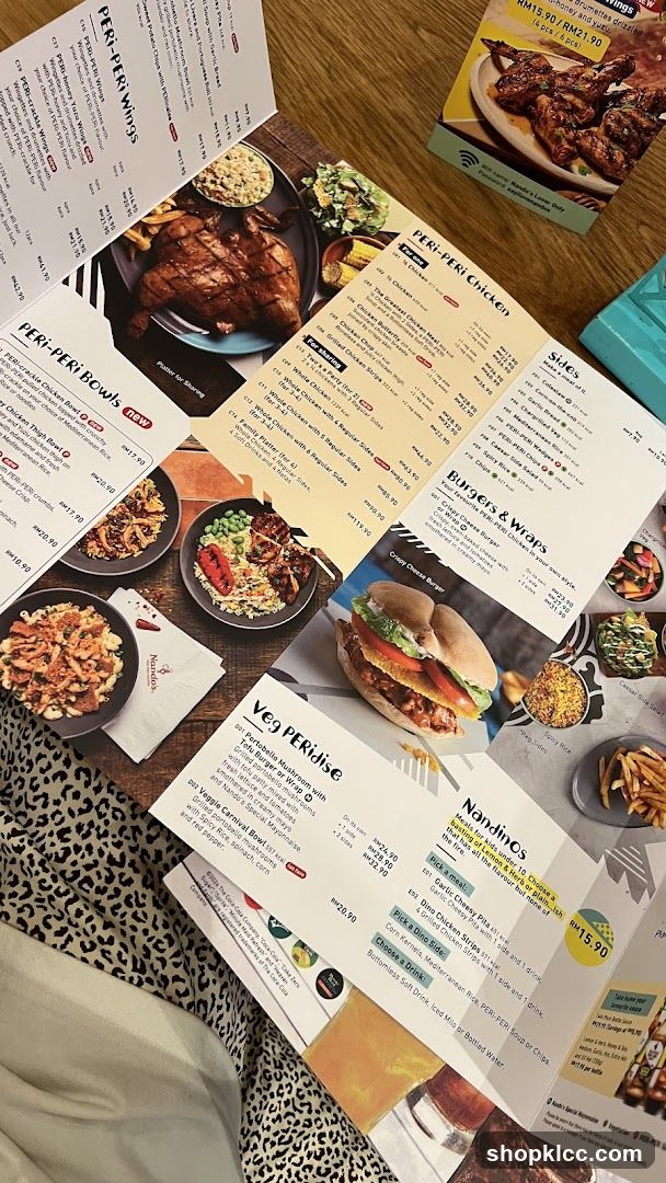 Nando's Menu