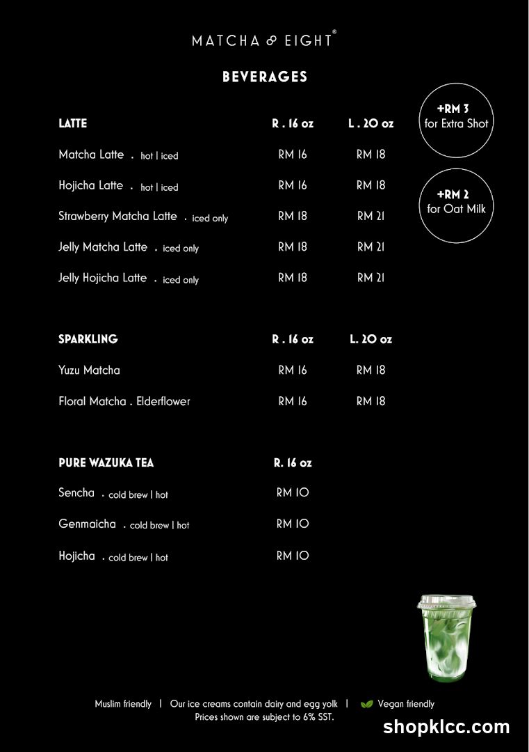 Matcha & Eight Beverages