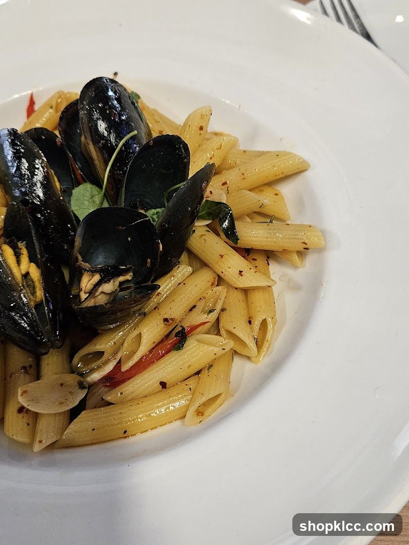 Penne Pasta with Mussels