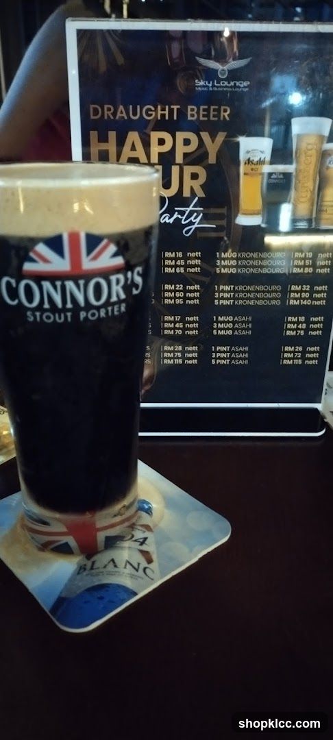 Happy Hour Beer Menu