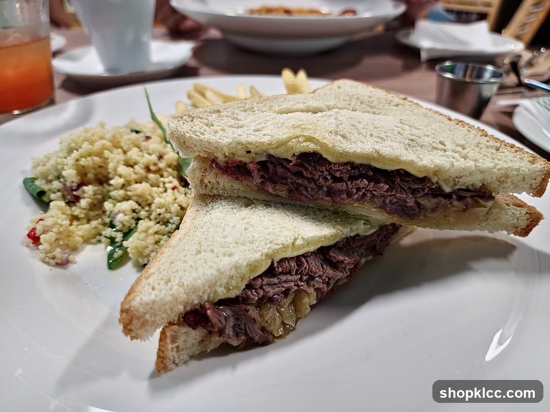 Sandwich with Couscous and Fries