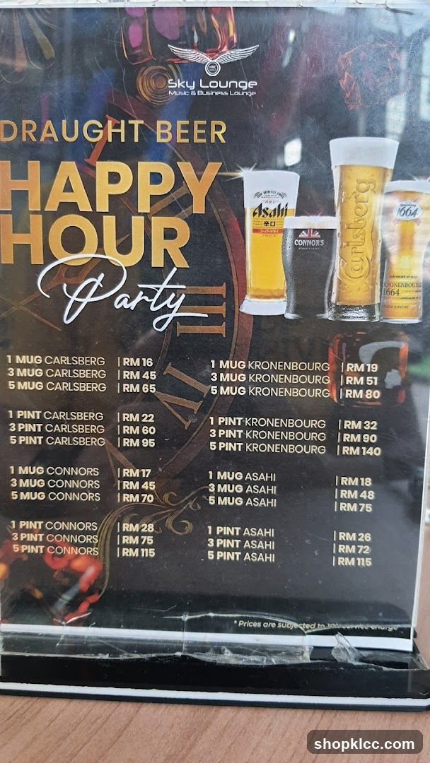 Draught Beer Happy Hour Party