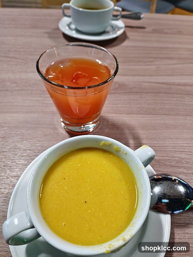 Soup and Drinks