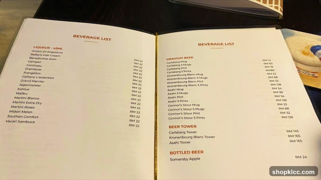 BEVERAGE LIST