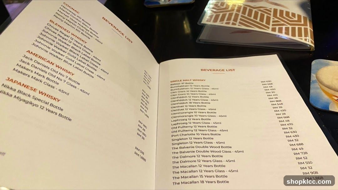 BEVERAGE LIST