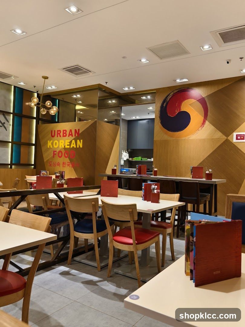 Urban Korean Food Restaurant Interior