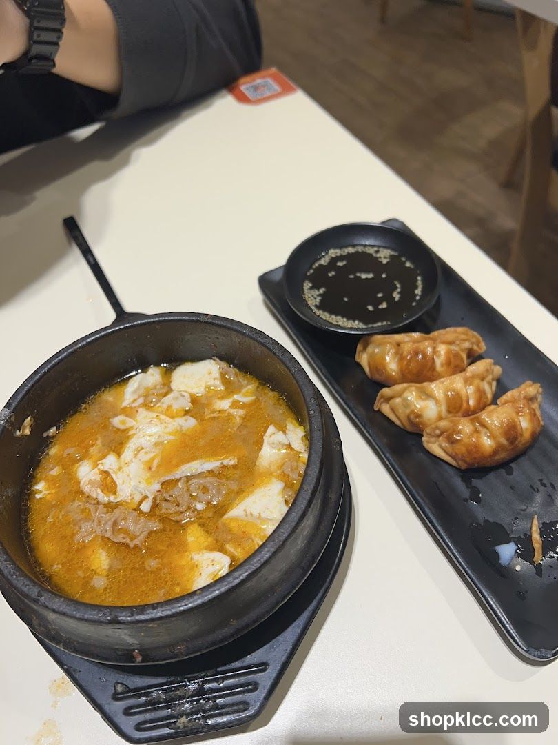 Korean Stew and Dumplings