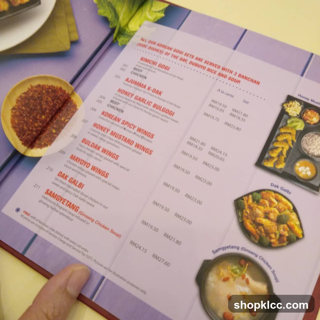 Korean Gogi Sets