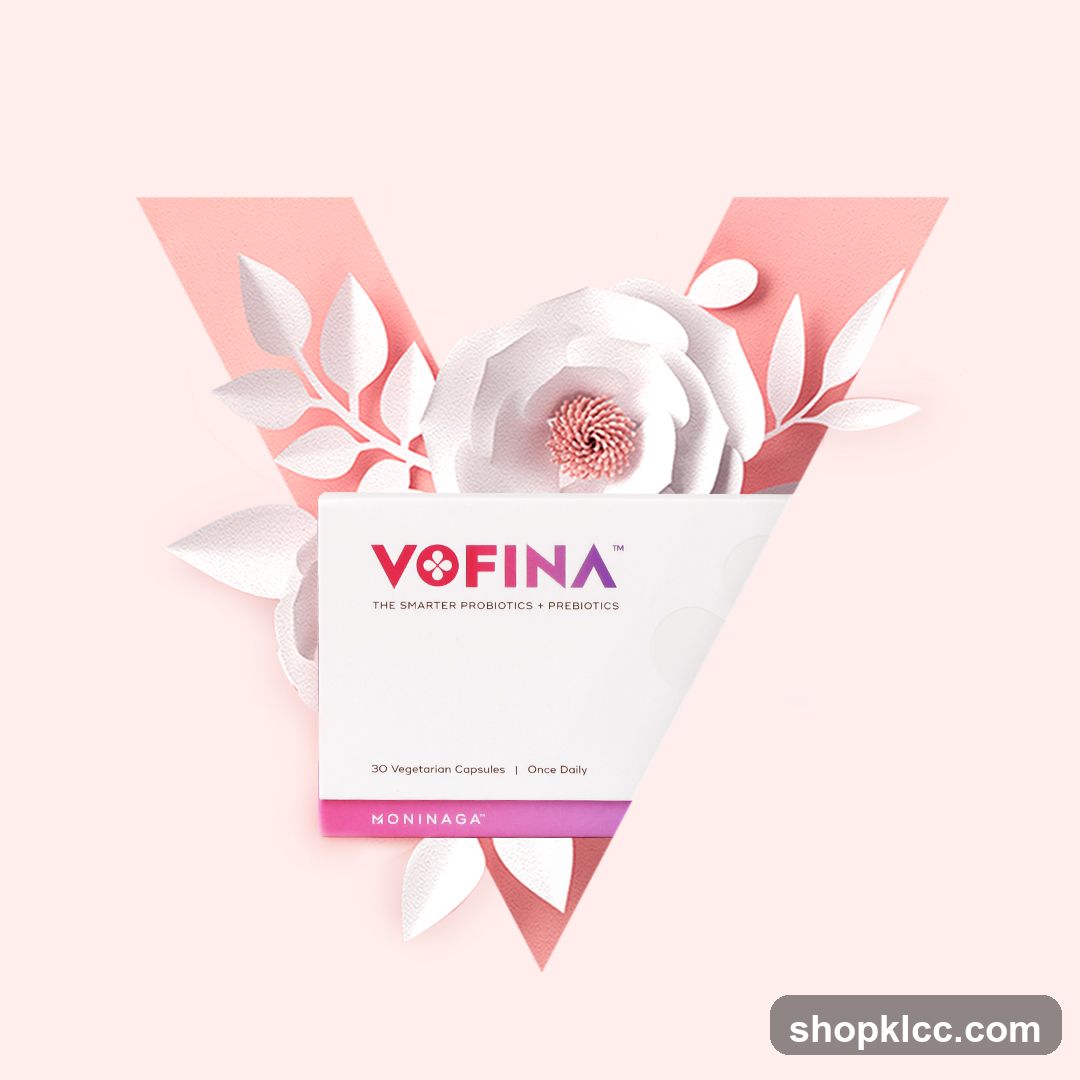 Vofina Probiotics + Prebiotics Packaging