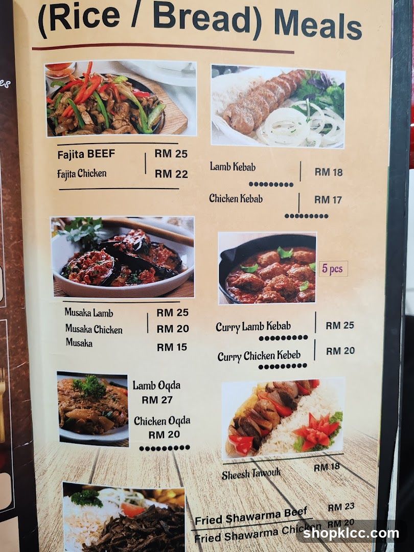 (Rice / Bread) Meals