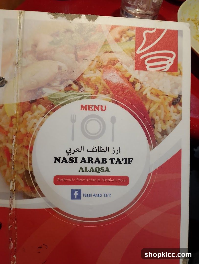 Nasi Arab Ta'if Menu
