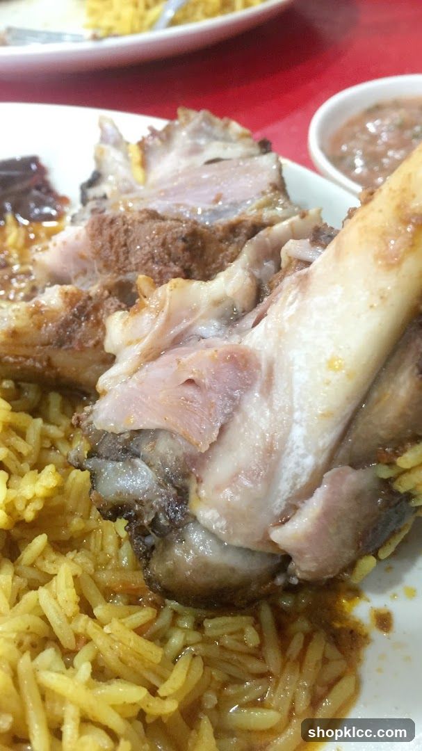Lamb Shank with Rice