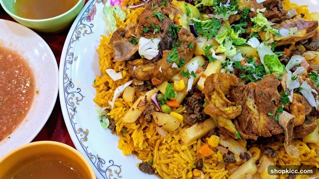 Lamb and Rice Platter