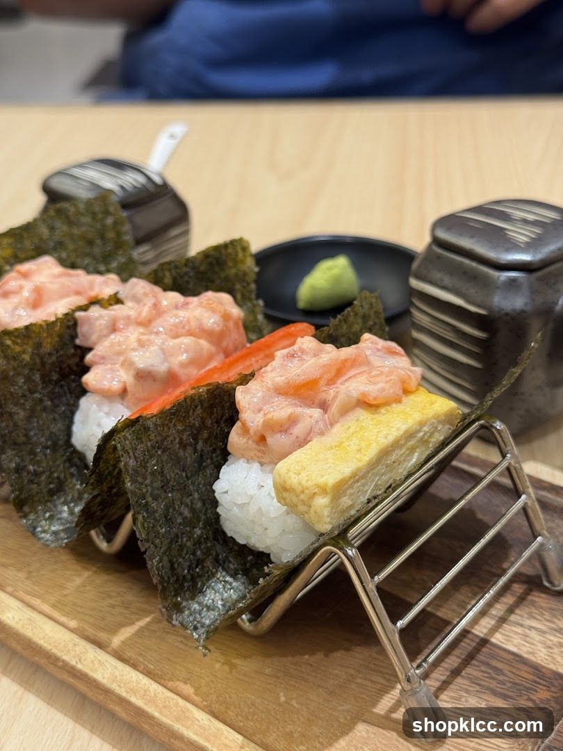 Salmon Hand Rolls
