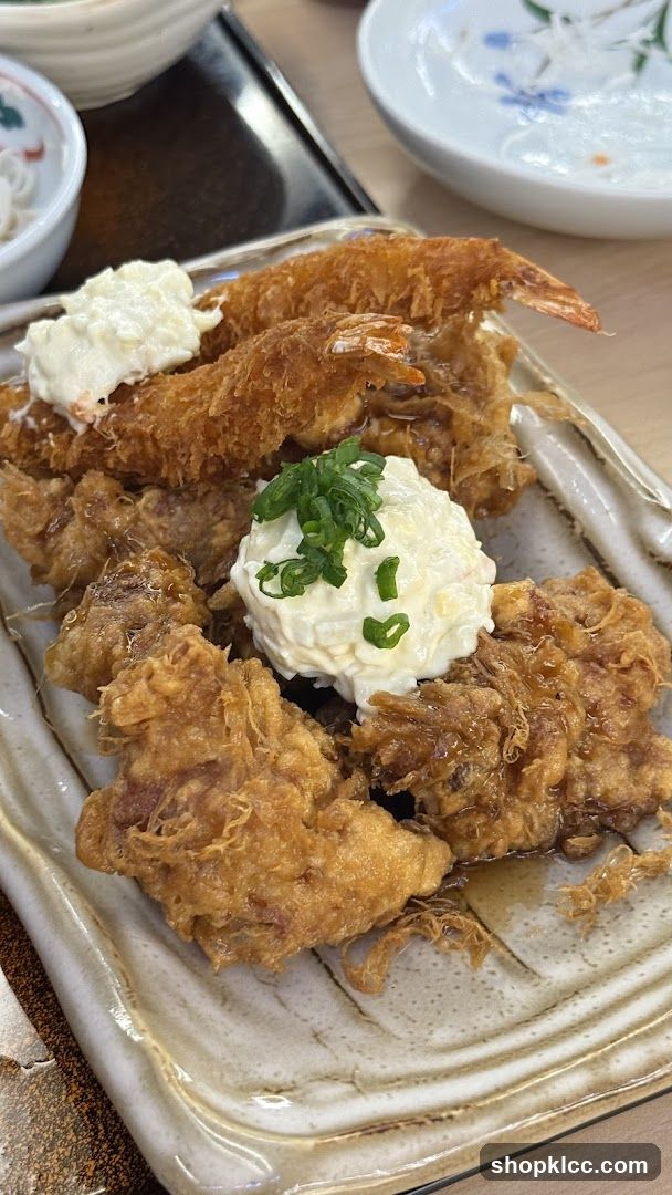 Fried Seafood and Meat Platter
