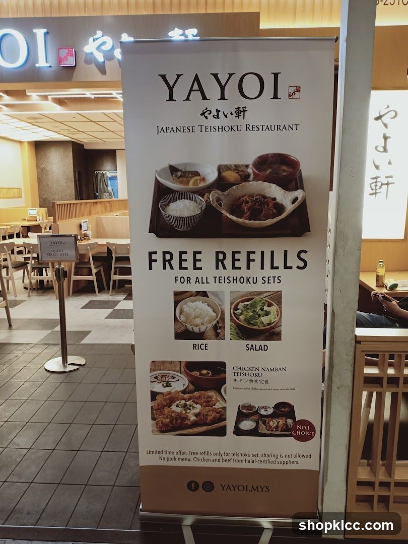 Yayoi Japanese Teishoku Restaurant Banner