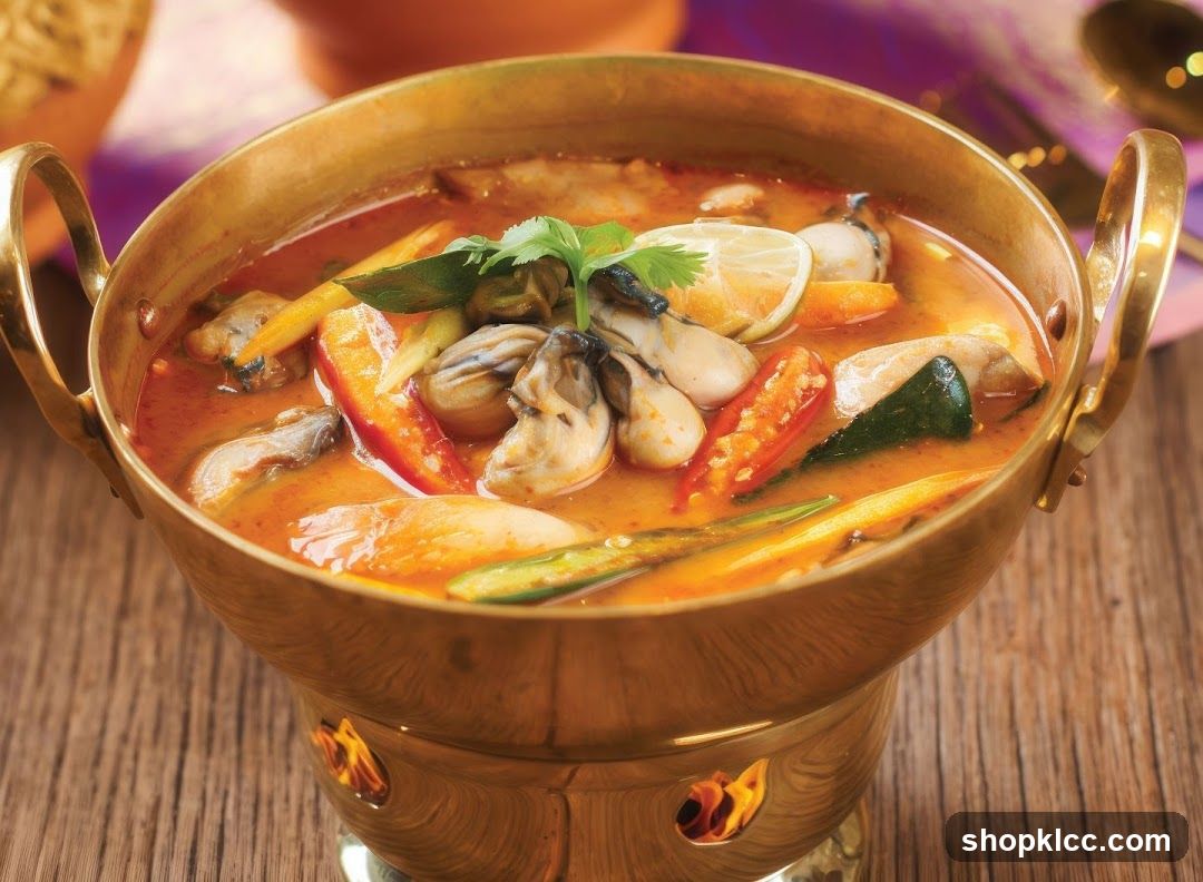 Tom Yum Soup with Oysters