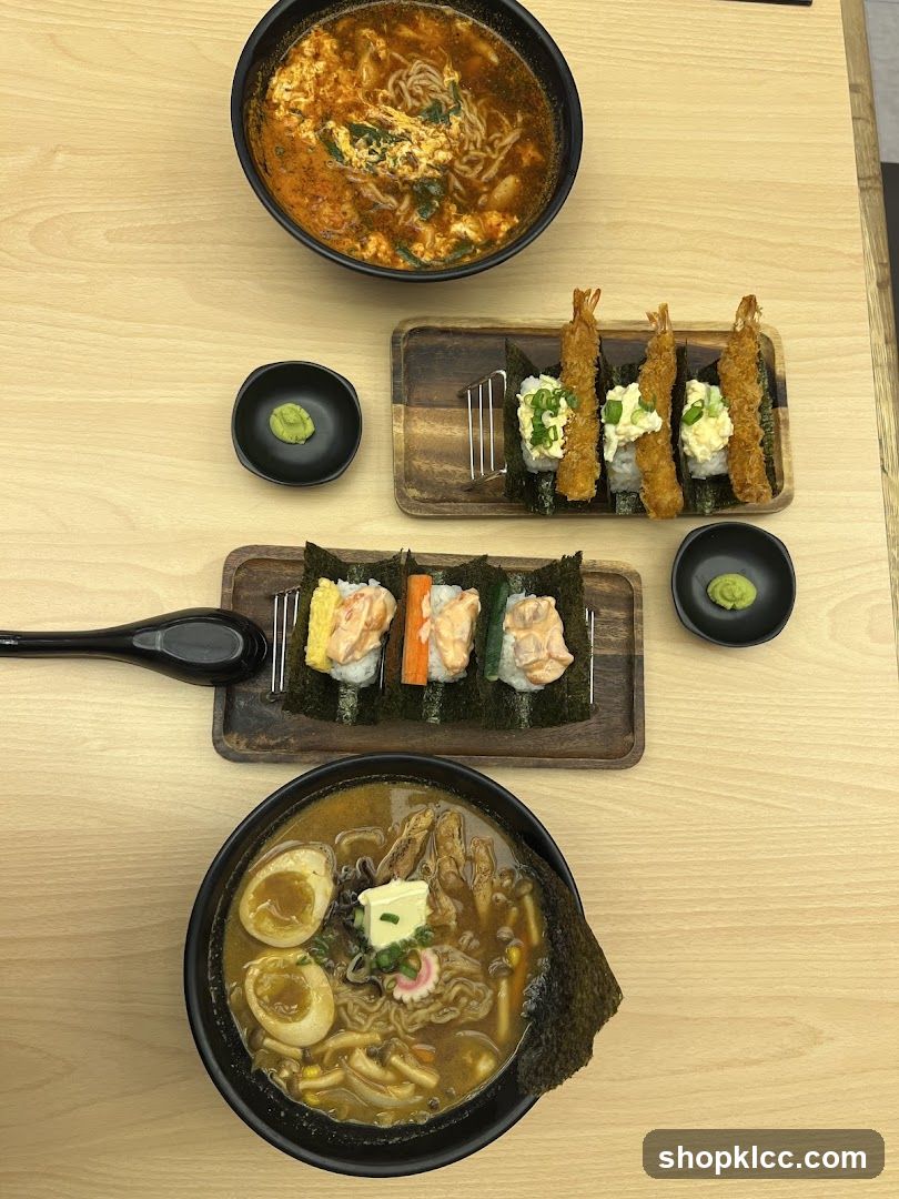 Ramen and Sushi