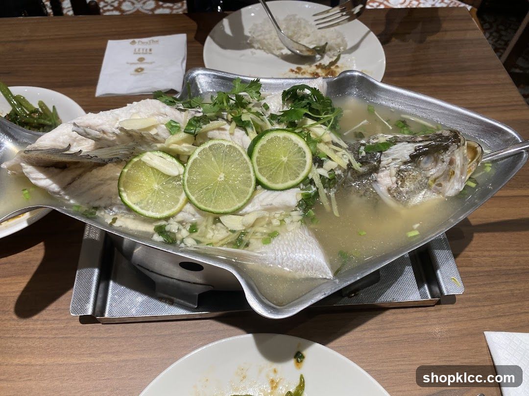 Steamed Fish with Lime and Ginger